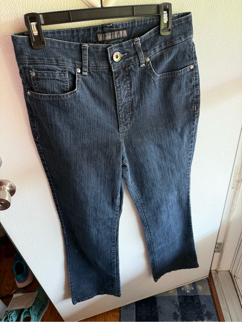 Nine West Dark Indigo Boot-Cut Jeans